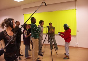 Scène de tournage